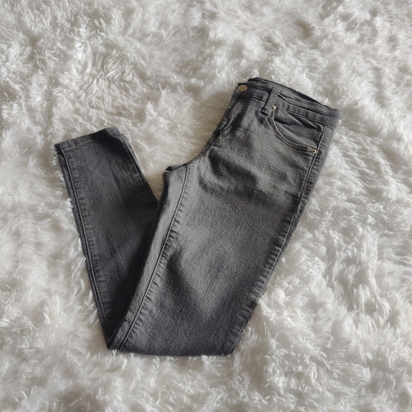 Forever 21 Gray Faded Denim Skinny Jeans Size 27 - Picture 2 of 6